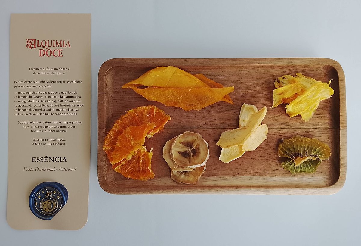 Fruta desidratada artesanal Essência